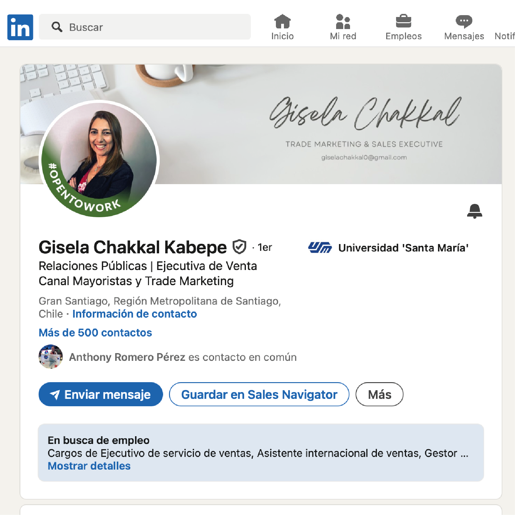 perfil linkedin